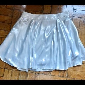 H&M Metallic Mini Skirt